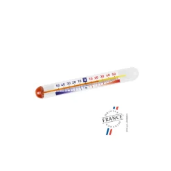 ALLA FRANCE Thermomètre De Cuisine|Mini Thermomètre Horizontal en Verre