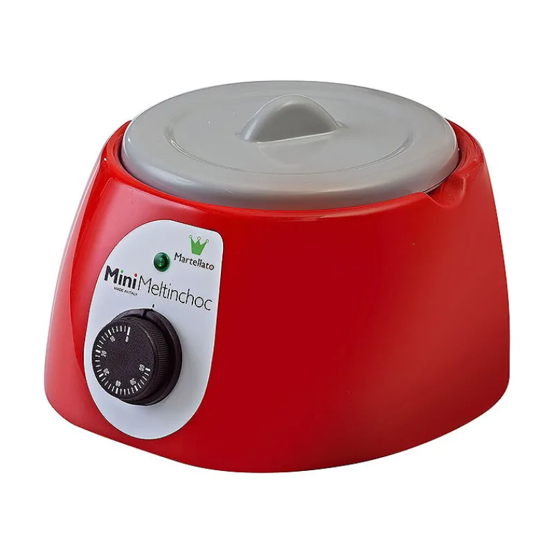 CUISINEADDICT Tempéreuse Chocolat|Mini Trempeuse à Chocolat Rouge 1,8 L