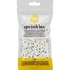WILTON Décoration Comestible|Mini Yeux en Sucre Ø 0,7 cm 57 g