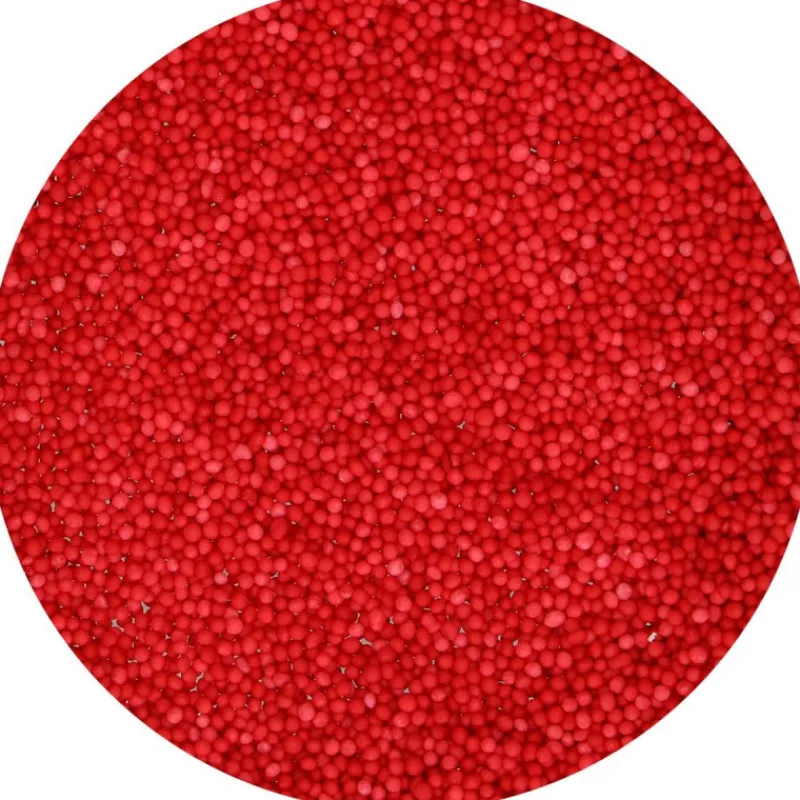 FUNCAKES Décoration Comestible|Mini-billes Rouge 80g