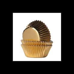 HOUSE OF MARIE Moules En Papier|Mini-Caissettes Cupcakes Or (x36)