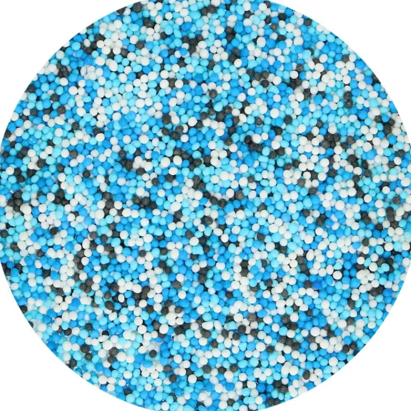 FUNCAKES Décoration Comestible|Mélange Mini-billes Requin 80g