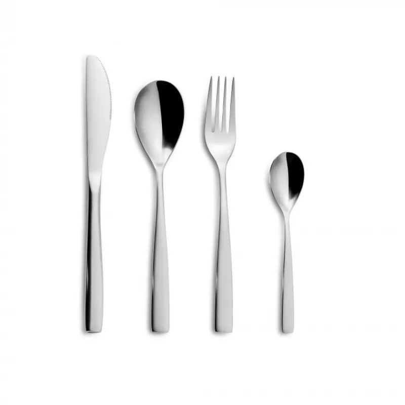 COMAS Couverts|Ménagère 24 pièces BCN COLORS Argent Inox 18% 3 mm