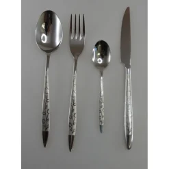 LEBRUN Couverts|Ménagère 24 pièces Fleur Inox 3 mm