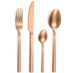 AMEFA Couverts|Ménagère 16 pièces SQUARE Cuivre Inox 2.8 mm