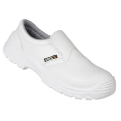 ROBUR Chaussures De Cuisine|Mocassins de Sécurité T.45 Blanc QUINTANAR
