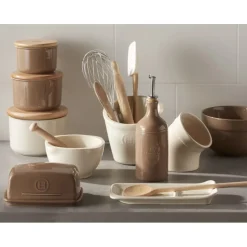 EMILE HENRY Pilon Et Casse-noix|Mortier Pilon Céramique Argile Ø 14 cm