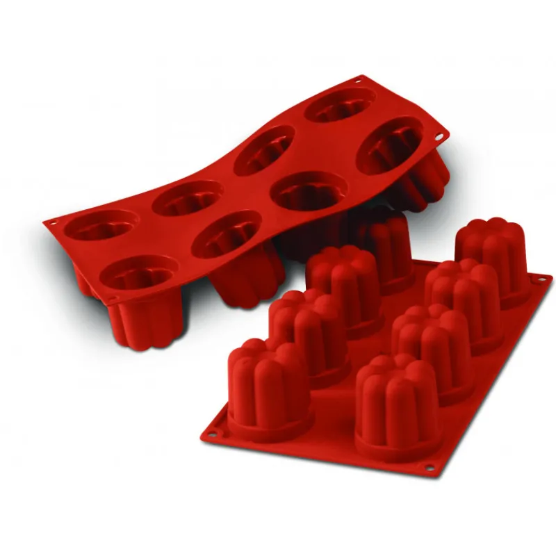 SILIKOMART Moule Silicone|Moule à Bavarois Ø 5,7 cm Silicone souple professionnel