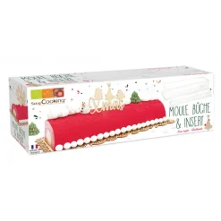 SCRAPCOOKING Moules À Gâteaux|Moule à Bûche avec insert plastique -