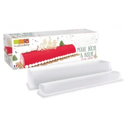SCRAPCOOKING Moules À Gâteaux|Moule à Bûche avec insert plastique -