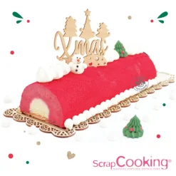 SCRAPCOOKING Moules À Gâteaux|Moule à Bûche avec insert plastique -