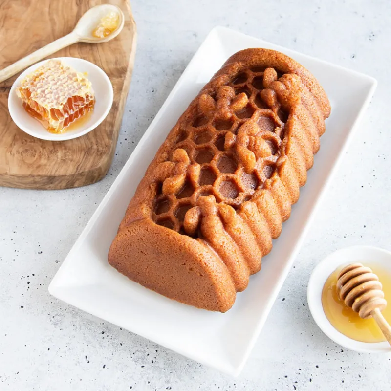 NORDIC WARE Moule Anti-adhésif|Moules À Gâteaux|Moule à Cake Abeilles Toffee