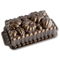 NORDIC WARE Moule Anti-adhésif|Moules À Gâteaux|Moule à Cake Citrouille Bronze