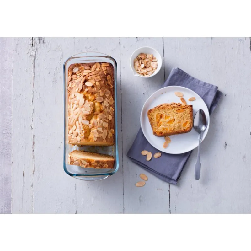 PYREX Moules À Gâteaux|Moule à Cake en Verre 28 cm 1,5 L Bake & Enjoy