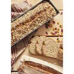 DE BUYER Moule Anti-adhésif|Moules À Gâteaux|Moule à Cake Plié Anti Adhésif 25 x 10 cm x H 7 cm