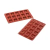 MALLARD FERRIERE Moule Silicone|Moule 15 Carrés avec Bords en Silicone