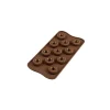 SILIKOMART Moules À Chocolat|Moule Silicone|Moule à Chocolat 11 Couronnes Easy Choc - Silicone Spécial Chocolat