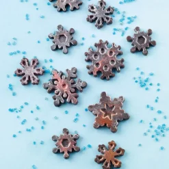 SILIKOMART Moules À Chocolat|Moule Silicone|Moule à Chocolat 14 Flocons Easy Choc - Silicone Spécial Chocolat