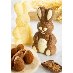 BARRY Moules À Chocolat|Moule à Chocolat Lapin Tricot 15 cm