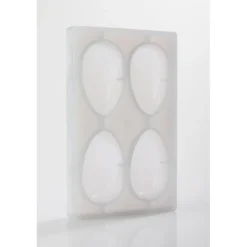 BARRY Moules À Chocolat|Moule à Chocolat Oeuf Lisse 10,5 cm (x4)