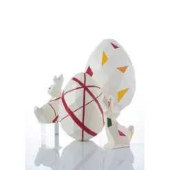 BARRY Moules À Chocolat|Moule à Chocolat Oeuf Origami 15 cm