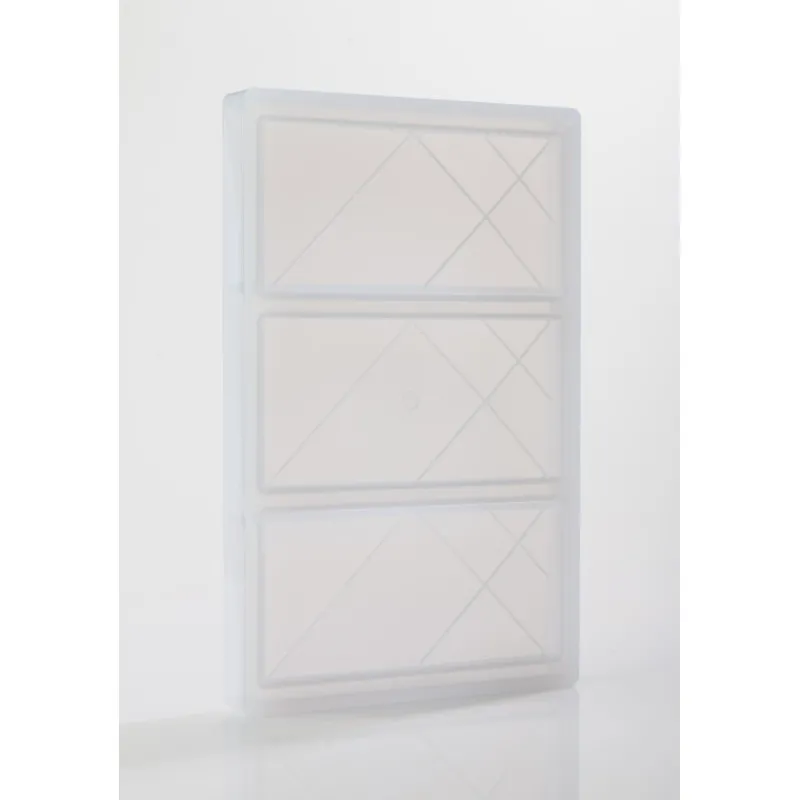 BARRY Moules À Chocolat|Moule à Chocolat Tablette Cacao Collective 15,5 x 7,5 cm (x3)