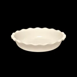 EMILE HENRY Plat De Cuisson|Moules À Gâteaux|Moule à Clafoutis en Céramique Ø 26 cm Argile