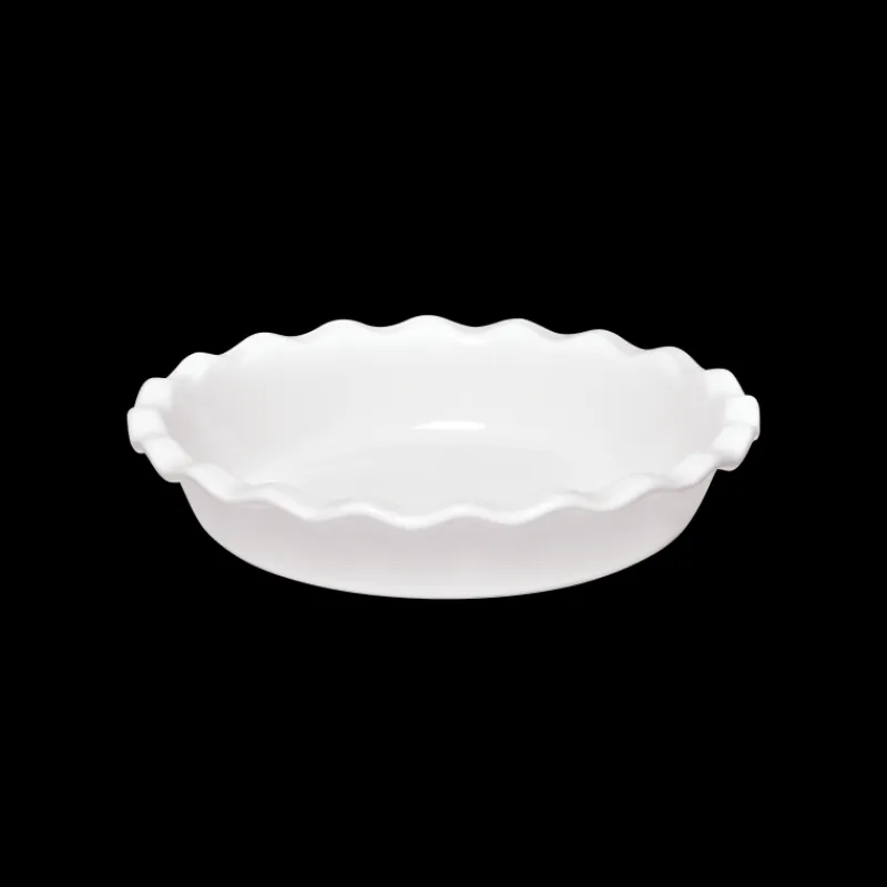 EMILE HENRY Plat De Cuisson|Moules À Gâteaux|Moule à Clafoutis en Céramique Ø 26 cm Farine