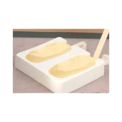 SILIKOMART Moule Silicone|Moule à Glace Silicone 2 x 2 Esquimaux 90 ml avec bâtonnets