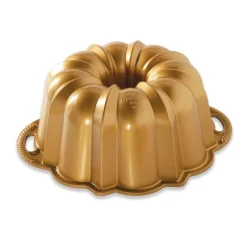 NORDIC WARE Moule Anti-adhésif|Moules À Gâteaux|Moule à Gâteau Bundt Anniversaire Gold 2,5 L