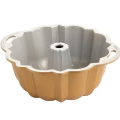 NORDIC WARE Moule Anti-adhésif|Moules À Gâteaux|Moule à Gâteau Bundt Anniversaire Gold 2,5 L