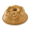 NORDIC WARE Moule Anti-adhésif|Moules À Gâteaux|Moule à Gâteau Bundt Chiffon Royal Gold
