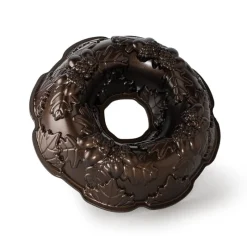 NORDIC WARE Moule Anti-adhésif|Moules À Gâteaux|Moule à Gâteau Bundt Couronne d'Automne Bronze
