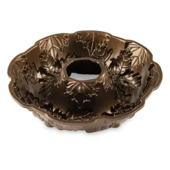 NORDIC WARE Moule Anti-adhésif|Moules À Gâteaux|Moule à Gâteau Bundt Couronne d'Automne Bronze