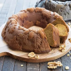 NORDIC WARE Moule Anti-adhésif|Moules À Gâteaux|Moule à Gâteau Bundt Couronne d'Automne Bronze