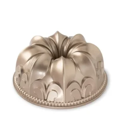 NORDIC WARE Moule Anti-adhésif|Moules À Gâteaux|Moule à Gâteau Bundt Fleur de Lys Toffee