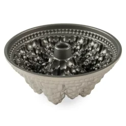 NORDIC WARE Moule Anti-adhésif|Moules À Gâteaux|Moule à Gâteau Bundt Forêt de Sapins Silver