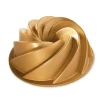 NORDIC WARE Moule Anti-adhésif|Moules À Gâteaux|Moule à Gâteau Bundt Héritage 2,5 L Gold