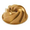 NORDIC WARE Moule Anti-adhésif|Moules À Gâteaux|Moule à Gâteau Bundt Héritage 1,5 L Gold
