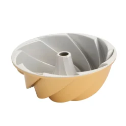 NORDIC WARE Moule Anti-adhésif|Moules À Gâteaux|Moule à Gâteau Bundt Héritage 1,5 L Gold