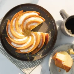 NORDIC WARE Moule Anti-adhésif|Moules À Gâteaux|Moule à Gâteau Bundt Héritage 1,5 L Gold