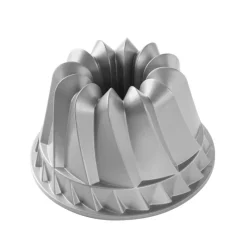NORDIC WARE Moule Anti-adhésif|Moules À Gâteaux|Moule à Gâteau Bundt Kougelhopf Silver