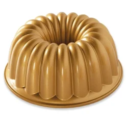 NORDIC WARE Moule Anti-adhésif|Moules À Gâteaux|Moule à Gâteau Bundt Élégant Gold