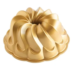NORDIC WARE Moule Anti-adhésif|Moules À Gâteaux|Moule à Gâteau Bundt Pirouette Gold