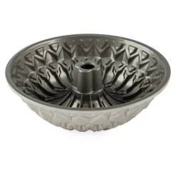 NORDIC WARE Moule Anti-adhésif|Moules À Gâteaux|Moule à Gâteau Bundt Vitrail Silver
