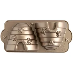 NORDIC WARE Moule Anti-adhésif|Moules À Gâteaux|Moule à Gâteau 3D Ruche Toffee