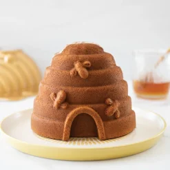 NORDIC WARE Moule Anti-adhésif|Moules À Gâteaux|Moule à Gâteau 3D Ruche Toffee