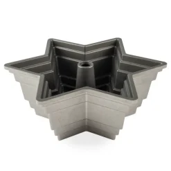 NORDIC WARE Moule Anti-adhésif|Moules À Gâteaux|Moule à Gâteau Étoile Silver