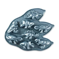 NORDIC WARE Moule Anti-adhésif|Moules À Gâteaux|Moule à Gâteaux Dinosaures (x8) Pro Cast