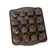 NORDIC WARE Moule Anti-adhésif|Moules À Gâteaux|Moule à Gâteaux Gourmandises d'Automne (x16) Bronze